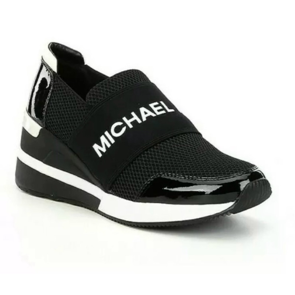 MICHAEL Michael Kors Black and White Sneakers